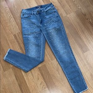 Pearled jeans